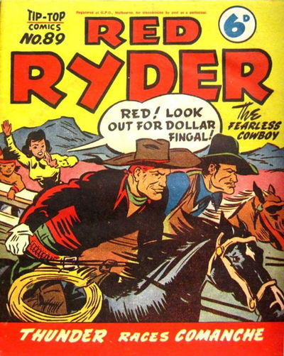 Red Ryder the Fearless Cowboy (Southdown Press, 1945 series) #89 — Tip-Top comics—Adventures of Red Ryder [September 1948?]