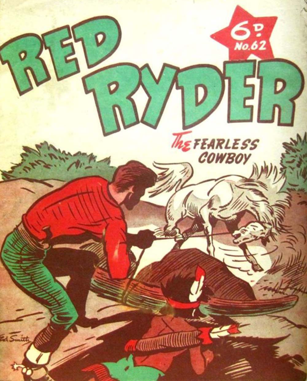 Red Ryder the Fearless Cowboy (Southdown Press, 1945 series) #62 — The Adventures of Red Ryder ([June 1946?])