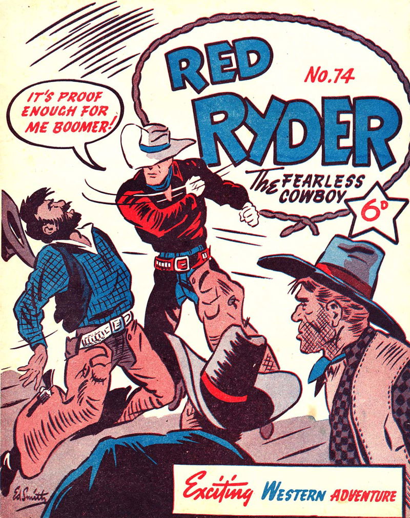 Red Ryder the Fearless Cowboy (Southdown Press, 1945 series) #74 — The Adventures of Red Ryder ([June 1947?])