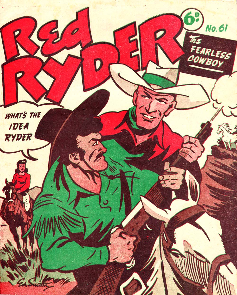 Red Ryder the Fearless Cowboy (Southdown Press, 1945 series) #61 — The Adventures of Red Ryder ([May 1946?])