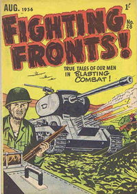 Fighting Fronts! (Approved, 1955 series) #28 [August 1956?]