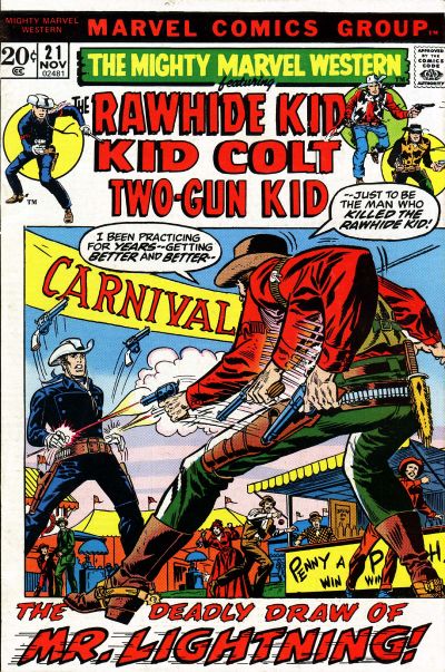 The Mighty Marvel Western (Marvel, 1968 series) #21 (November 1972)