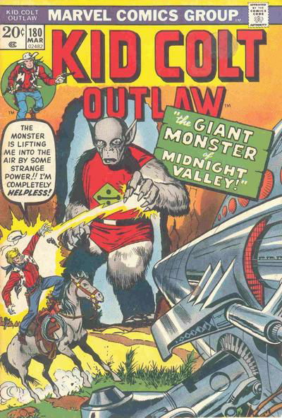 Kid Colt Outlaw (Marvel, 1949 series) #180 March 1974