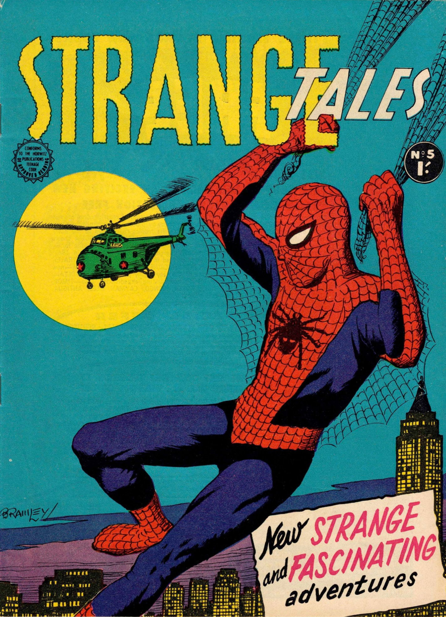 Strange Tales (Horwitz, 1963 series) #5 ([August 1963])