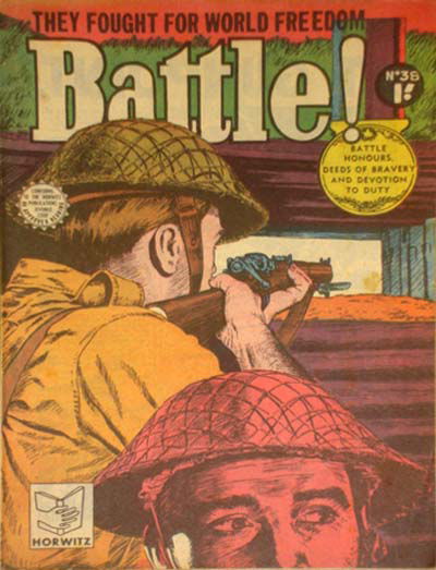 Battle! (Horwitz, 1955 series) #38 ([August 1956?])
