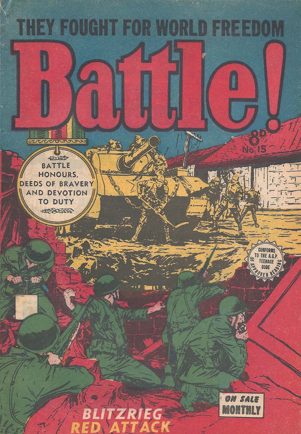 Battle! (Transport, 1953 series) #15 (September 1954)