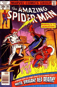 The Amazing Spider-Man (Marvel, 1963 series)  #184 (September 1978) — White Dragon! Red Death!