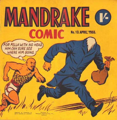 Mandrake Comic (Shakespeare Head, 1955 series) #13 (April 1955)