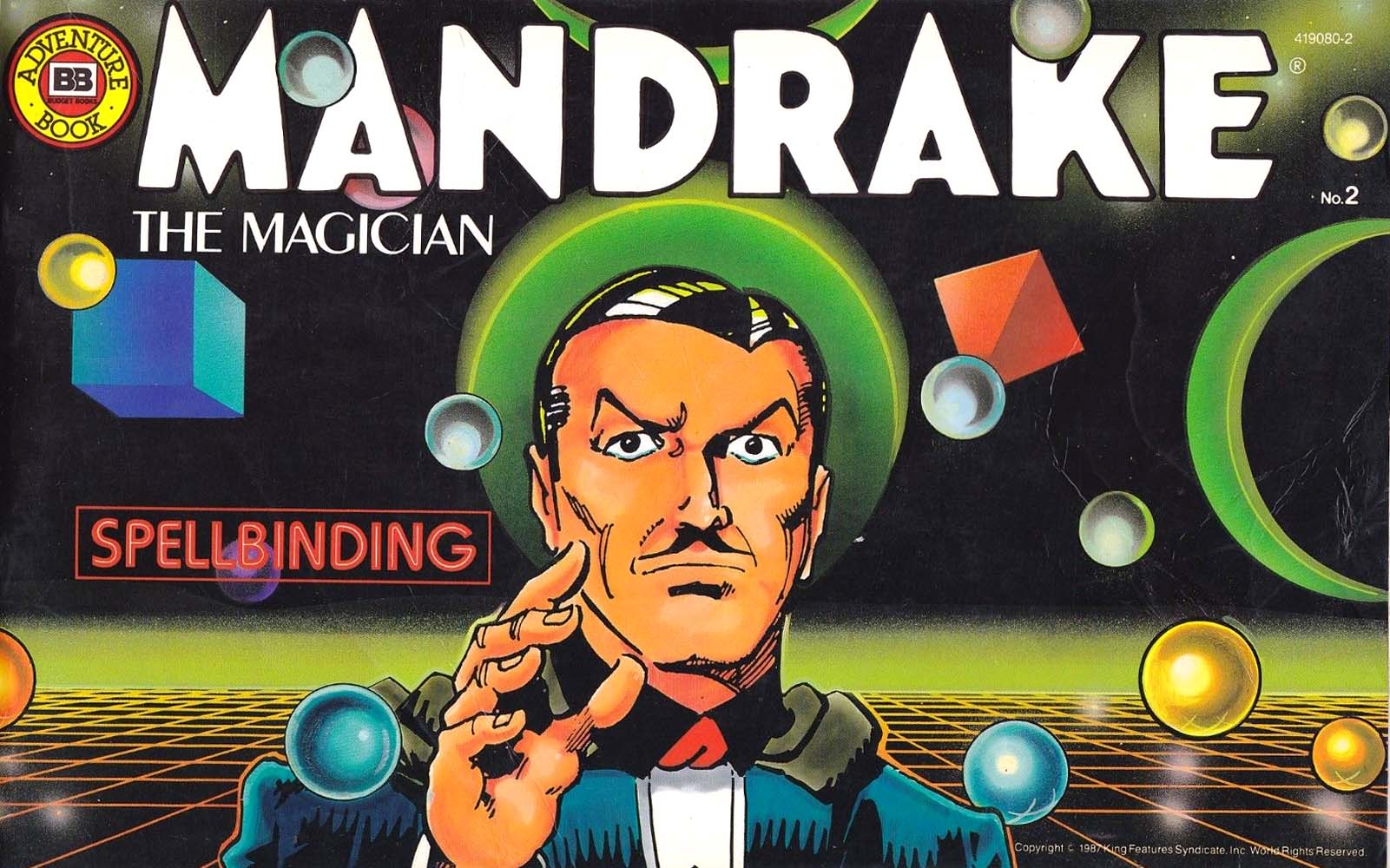 Mandrake the Magician (Budget Books, 1987 series) #2 [419080-2] (1987) — Spellbinding (1987)