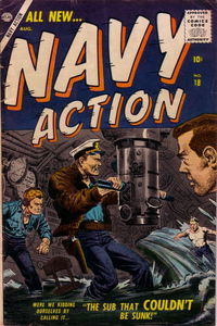 Navy Action (Marvel, 1957? series) #18 (August 1957)