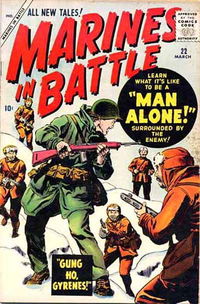 Marines in Battle (Atlas [Marvel], 1954 series) #22 (March 1958)