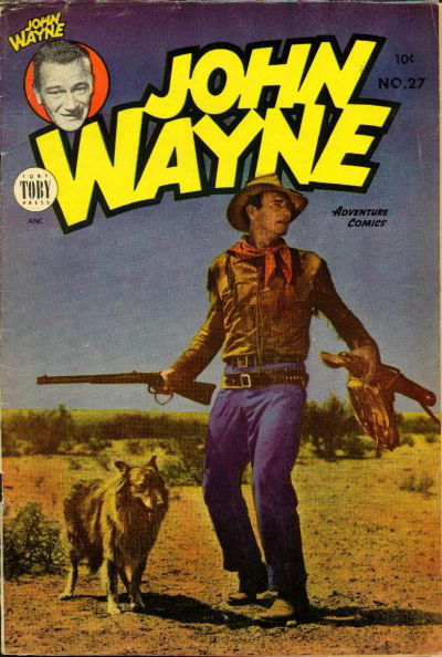 John Wayne Adventure Comics (Toby, 1949 series) #27 (July 1954)