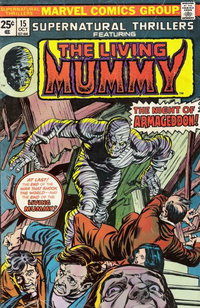 Supernatural Thrillers (Marvel, 1972 series)  #15 (October 1975) — The Night of Armageddon!