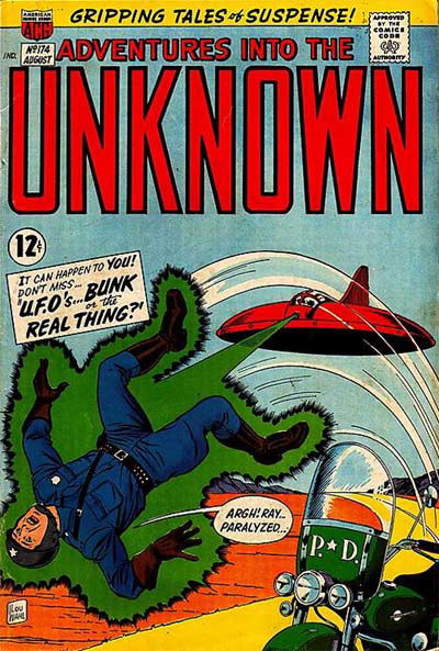 Adventures into the Unknown (ACG, 1948 series) #174 (August 1967)