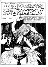 Weird Ghostly Tales (Gredown/Boraig, 1984? series)  — Death Dances the Samba! (page 1)