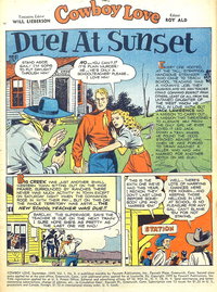 Duel at Sunset (<span class="fw-500">Cowboy Love</span>  #3 (September 1949)), page 1