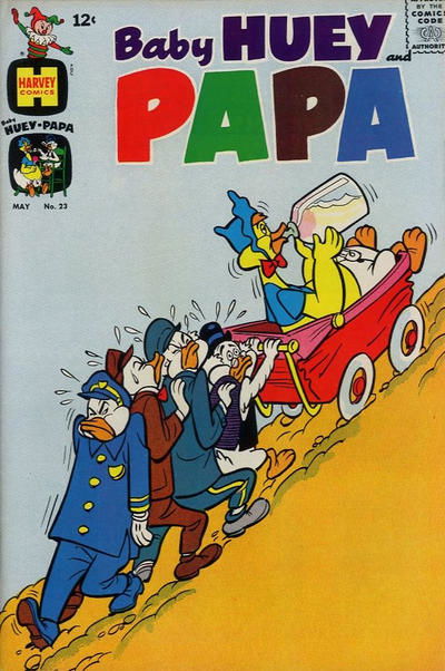 Baby Huey and Papa (Harvey, 1962? series) #23 (May 1965)