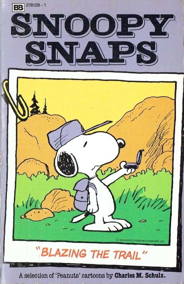 Snoopy Snaps (Budget Books, 1986? series) #1 [278128-1] (1986) — Blazing the Trail ([1986?])