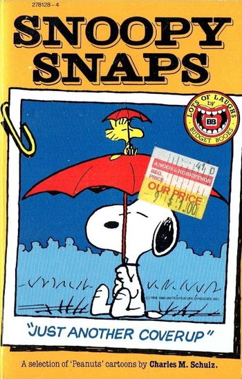 Snoopy Snaps (Budget Books, 1986? series) #4 [278128-4] (1986) — Just Another Coverup ([1986?])