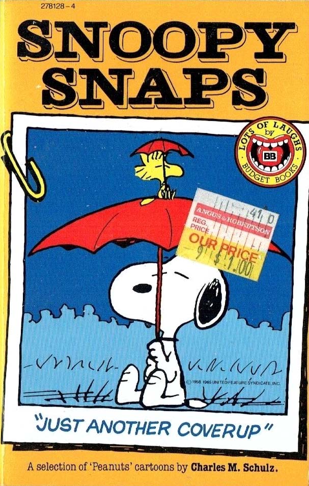 Snoopy Snaps (Budget Books, 1986? series) #4 [278128-4] (1986) — Just Another Coverup ([1986?])