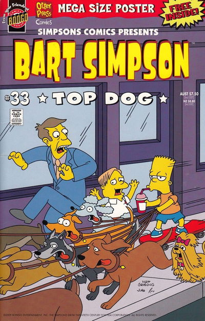 Simpsons Comics Presents Bart Simpson (Otter Press, 2000? series) #33 ([April 2009?])