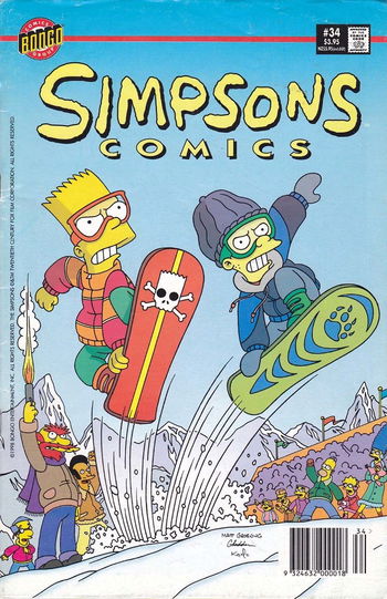 Simpsons Comics (Otter Press, 1998? series) #34 (1998)
