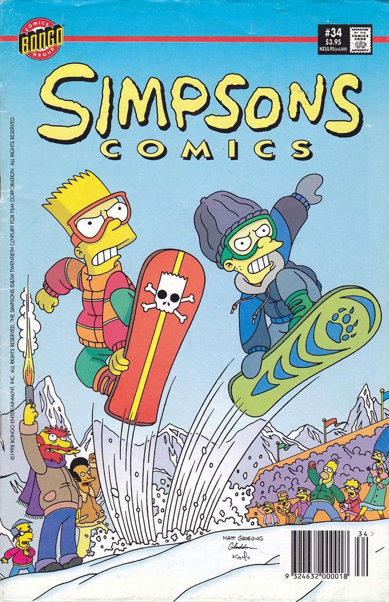 Simpsons Comics (Otter Press, 1998? series) #34 (1998)