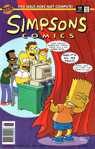 Simpsons Comics (Otter Press, 1998? series) #36 (1998)