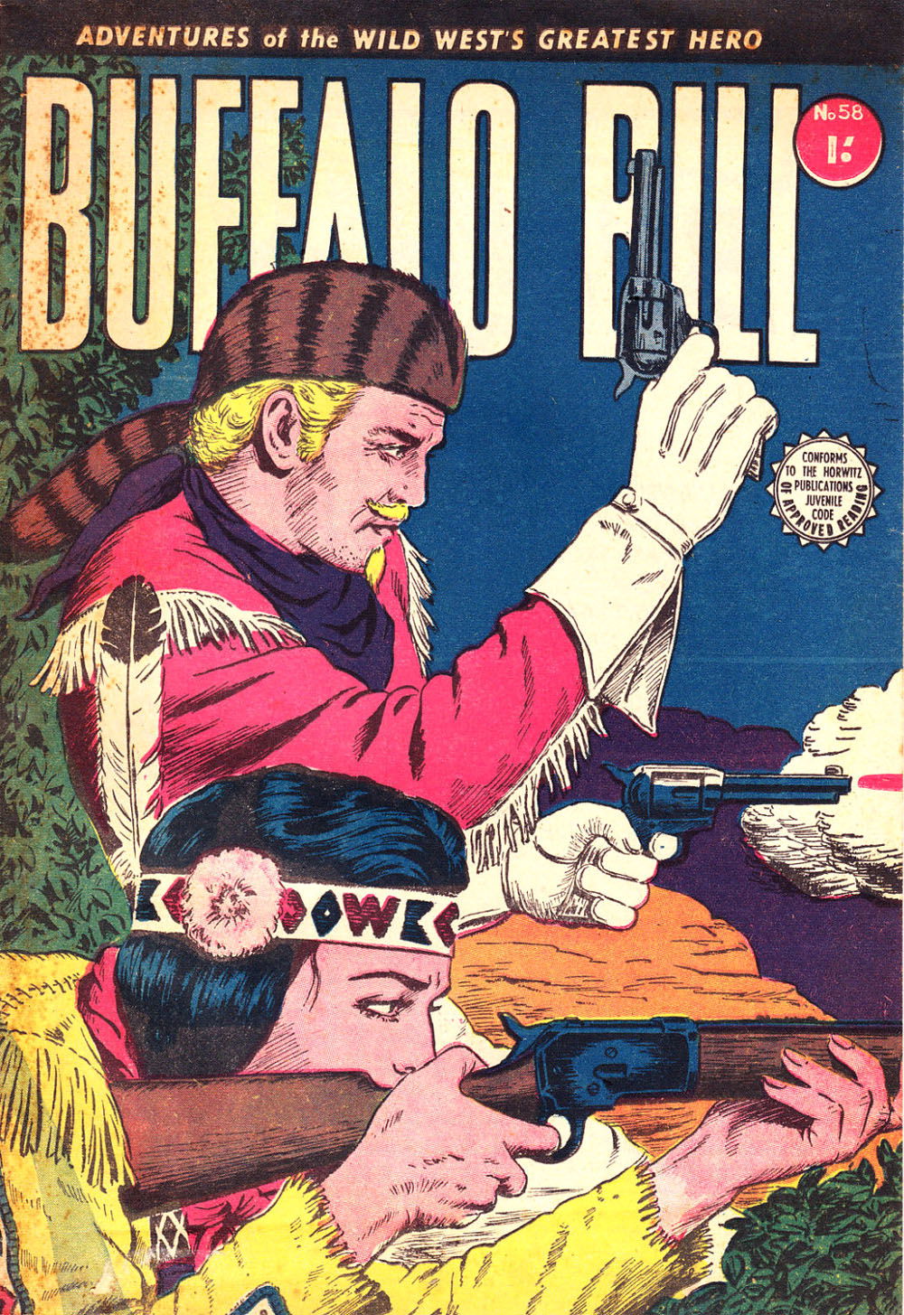 Buffalo Bill (Horwitz, 1955 series) #58 ([February 1956?])