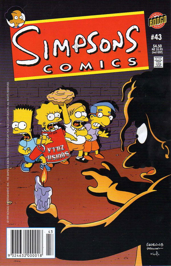 Simpsons Comics (Otter Press, 1998? series) #43 (April 1999)