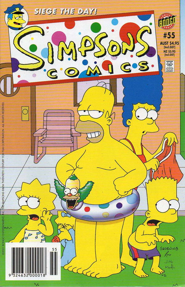 Simpsons Comics (Otter Press, 1998? series) #55 (2001)