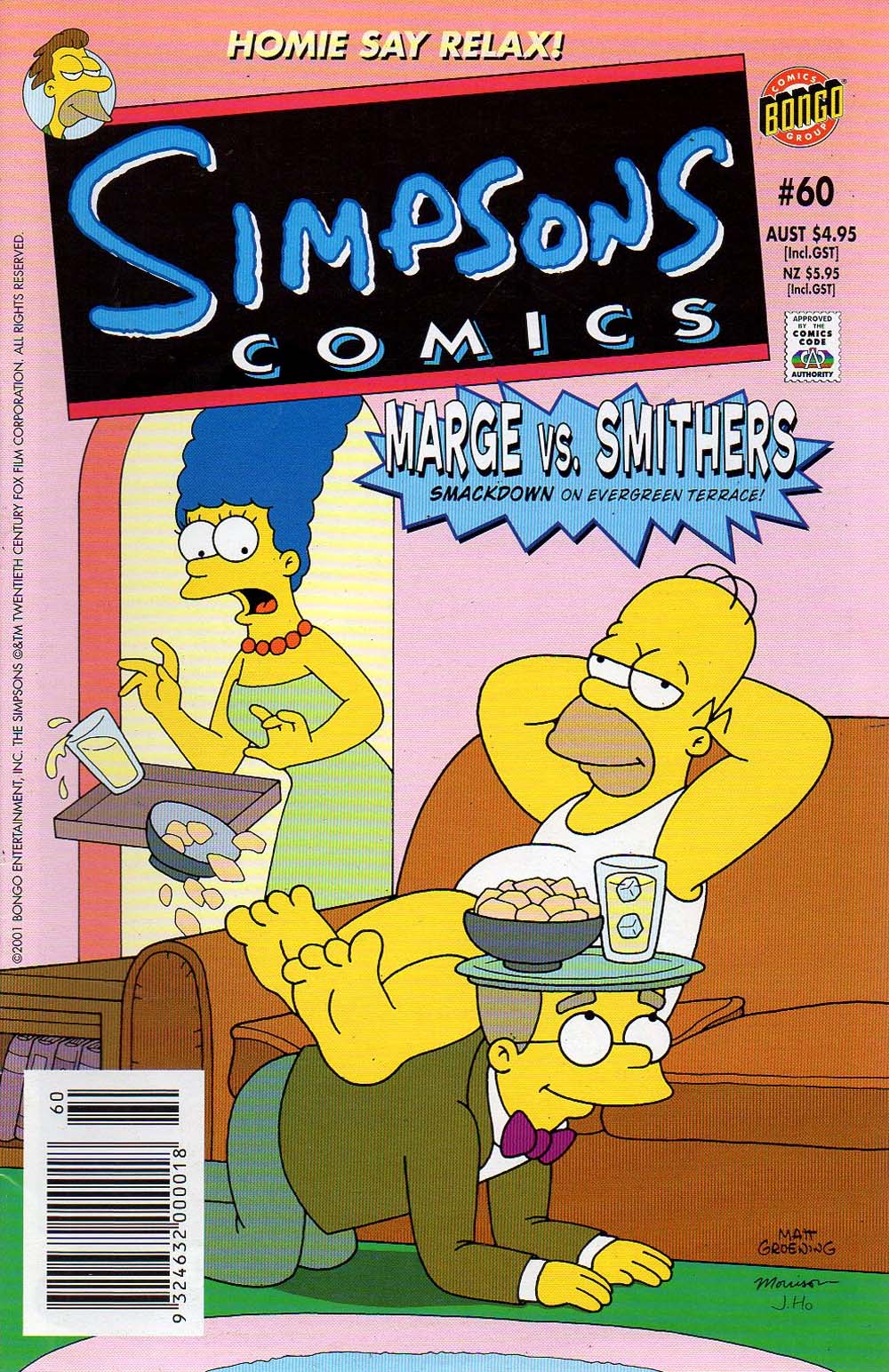 Simpsons Comics (Otter Press, 1998? series) #60 (2001)