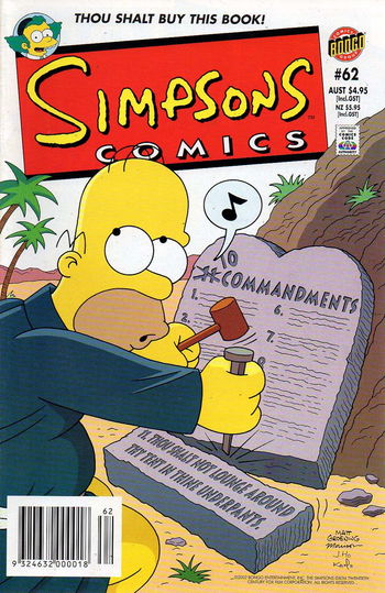 Simpsons Comics (Otter Press, 1998? series) #62 (2002)
