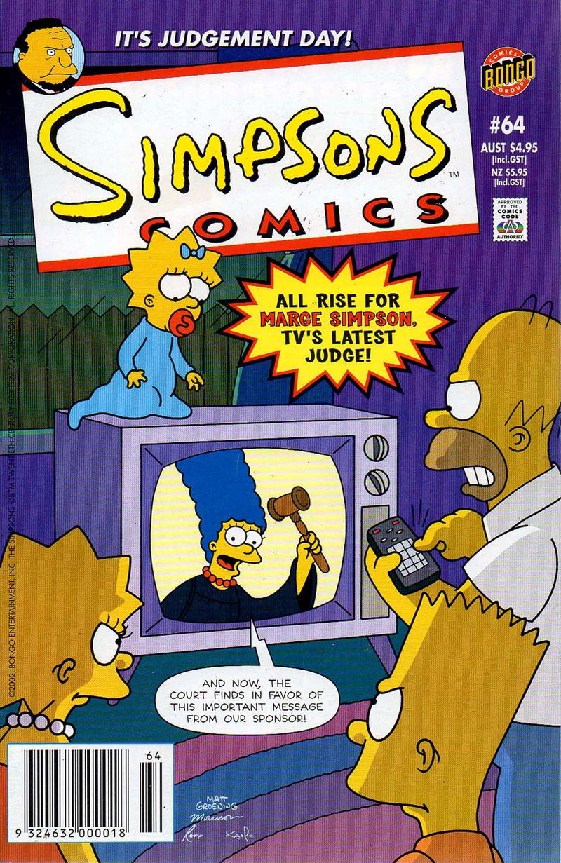 Simpsons Comics (Otter Press, 1998? series) #64 (2002)