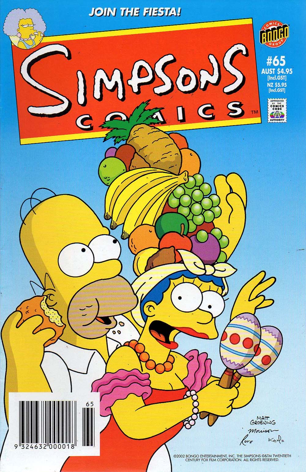 Simpsons Comics (Otter Press, 1998? series) #65 (2002)