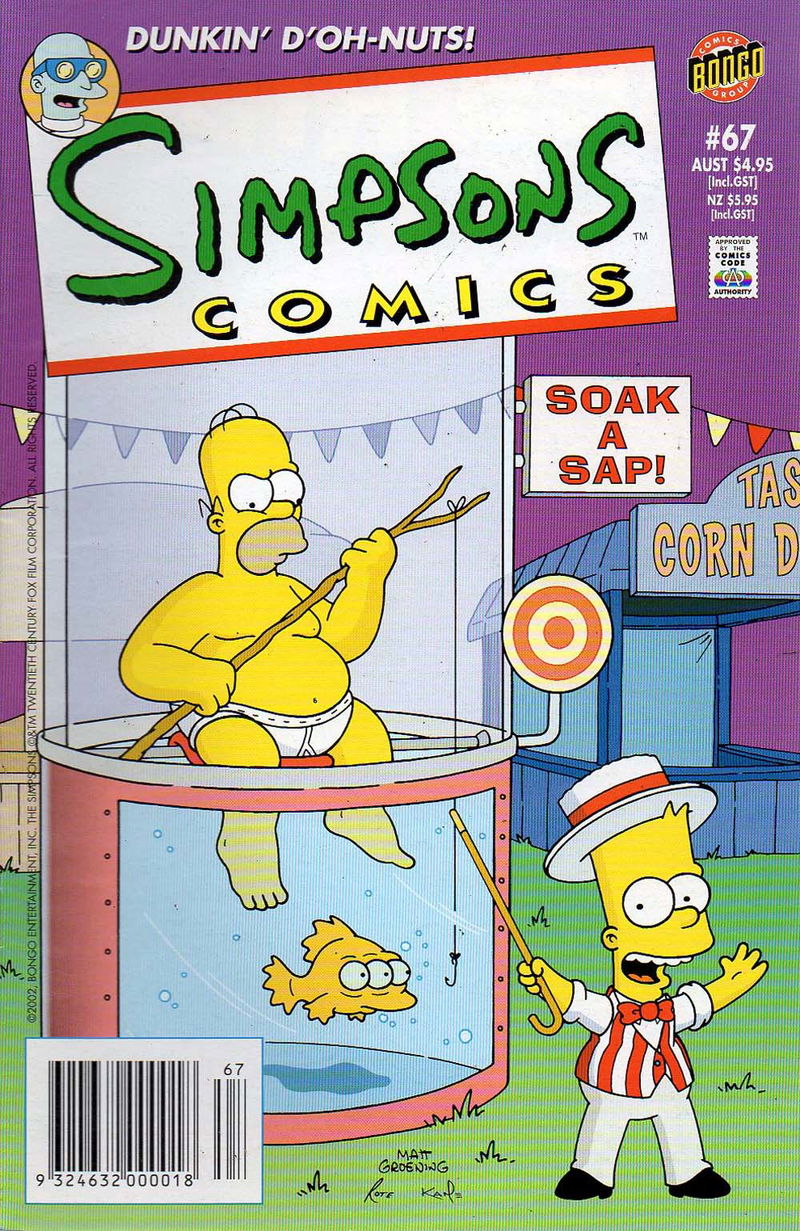 Simpsons Comics (Otter Press, 1998? series) #67 (2002)