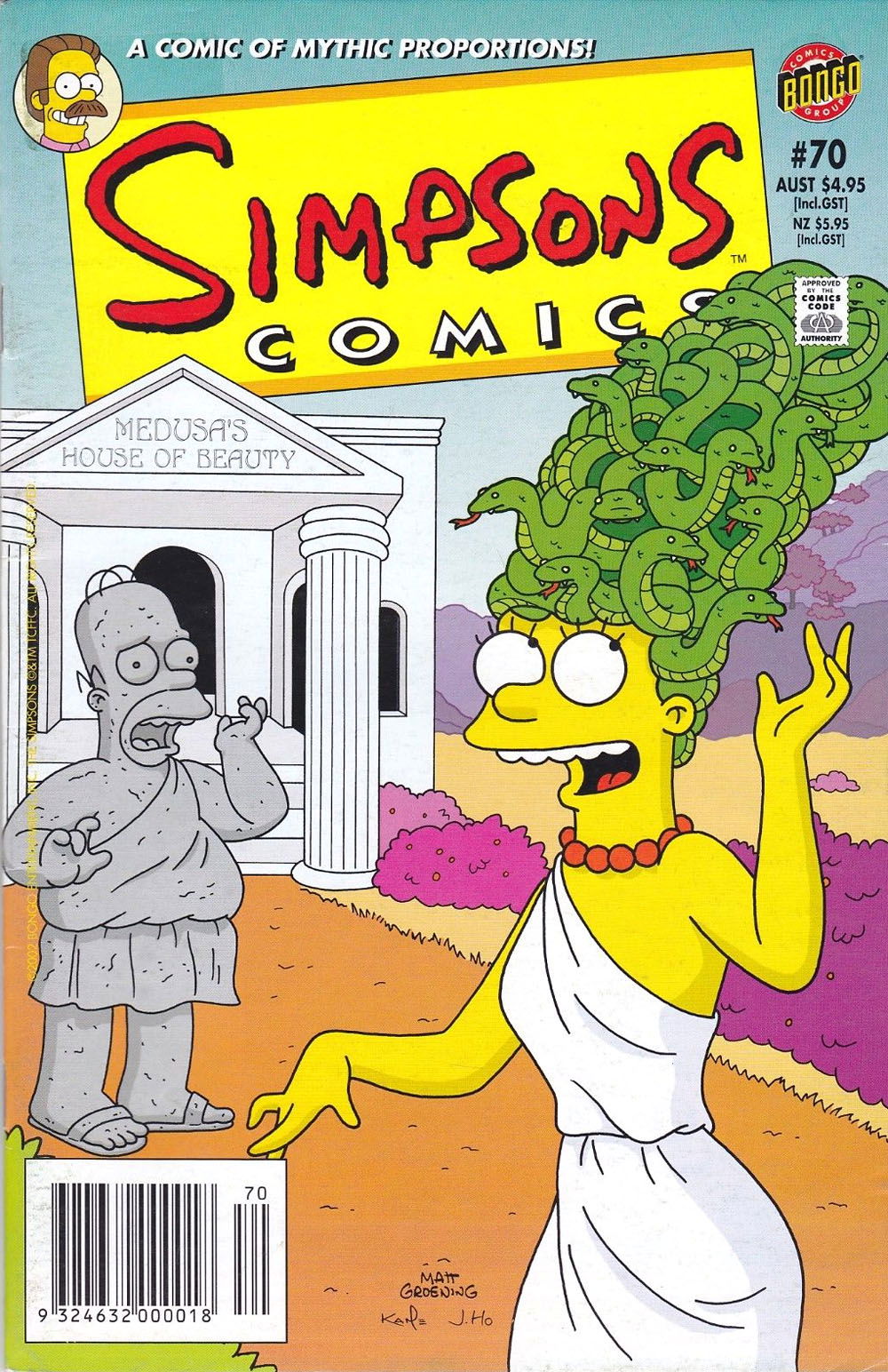 Simpsons Comics (Otter Press, 1998? series) #70 (June 2001)