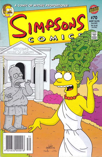 Simpsons Comics (Otter Press, 1998? series) #70 June 2001