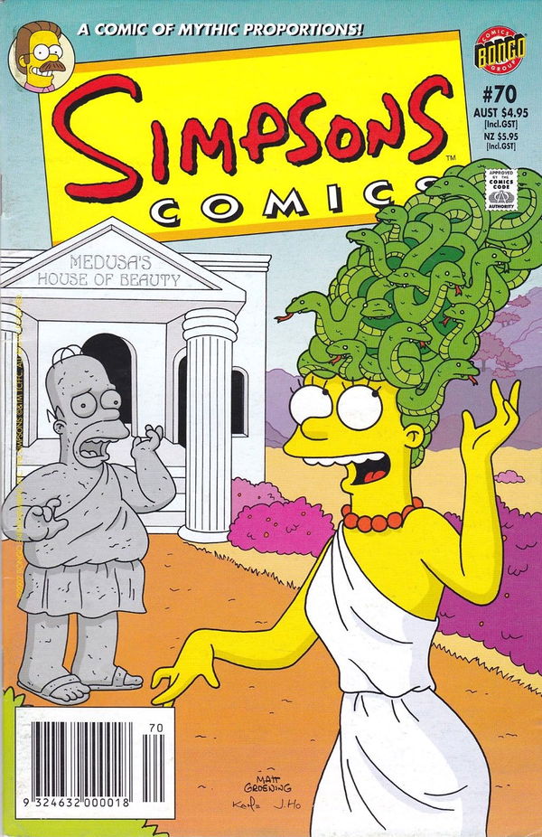 Simpsons Comics (Otter Press, 1998? series) #70 (June 2001)