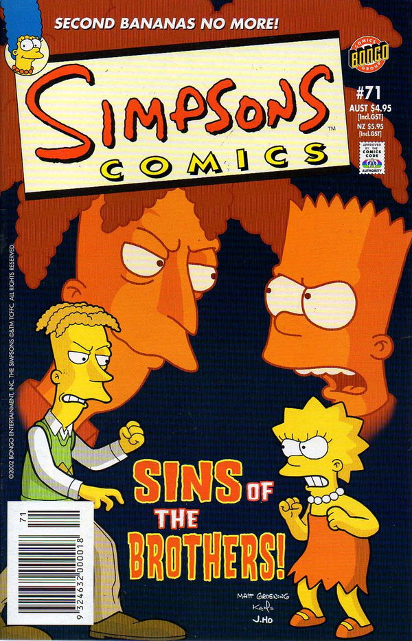 Simpsons Comics (Otter Press, 1998? series) #71 (2002)