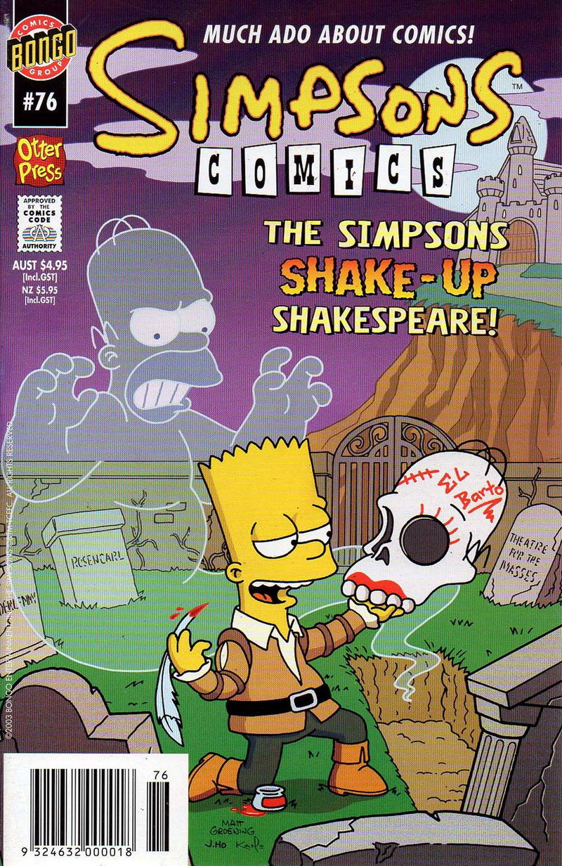 Simpsons Comics (Otter Press, 1998? series) #76 (2003)