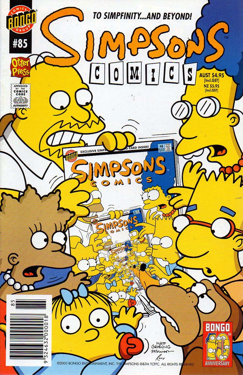 Simpsons Comics (Otter Press, 1998? series) #85 (2003)