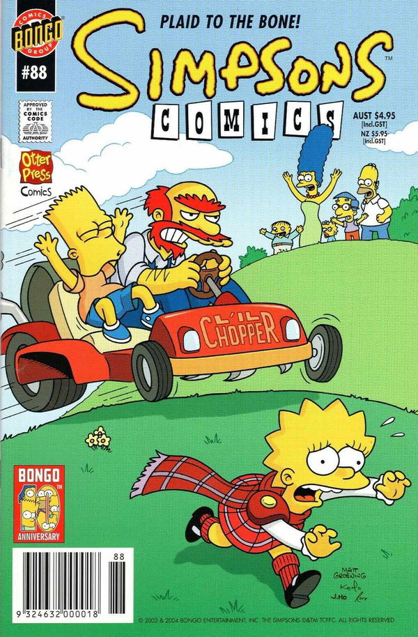 Simpsons Comics (Otter Press, 1998? series) #88 (December 2002)