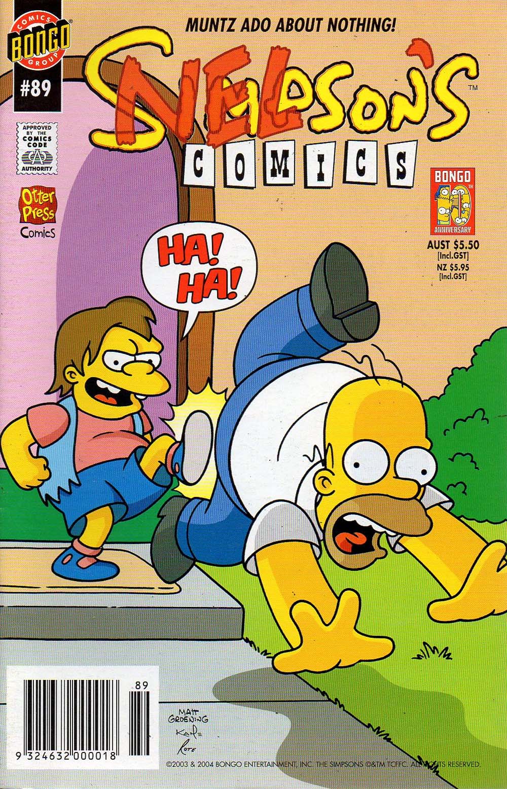 Simpsons Comics (Otter Press, 1998? series) #89 (2004)