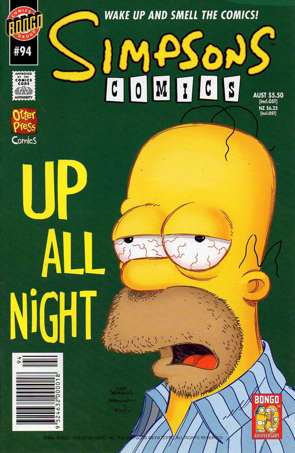 Simpsons Comics (Otter Press, 1998? series) #94 (2004)