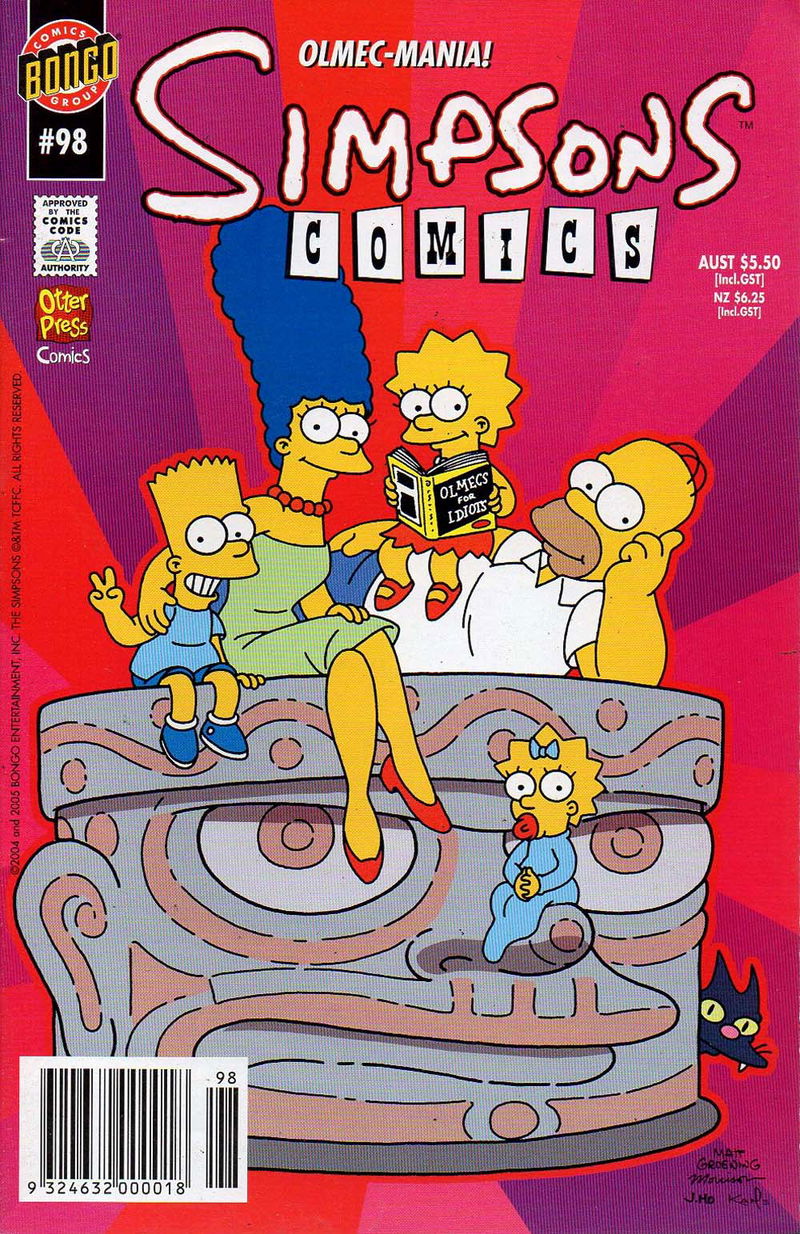 Simpsons Comics (Otter Press, 1998? series) #98 (2005)