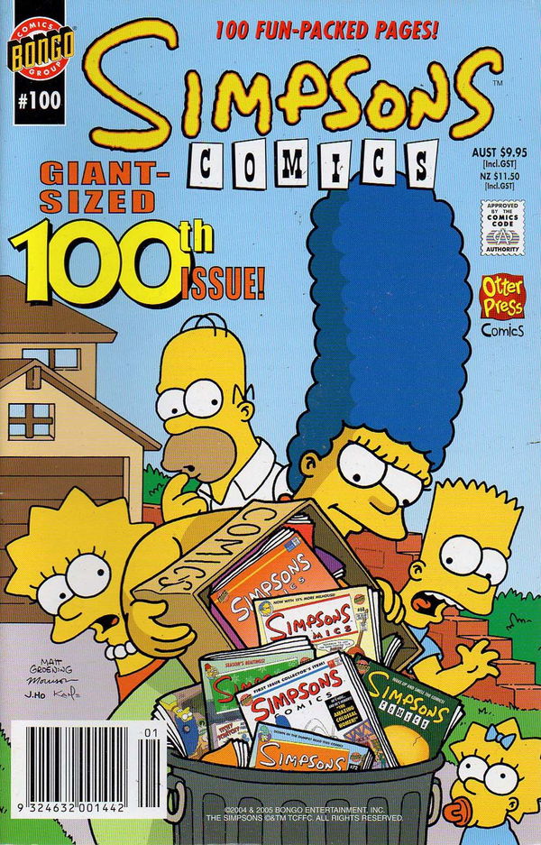 Simpsons Comics (Otter Press, 1998? series) #100 (2005)