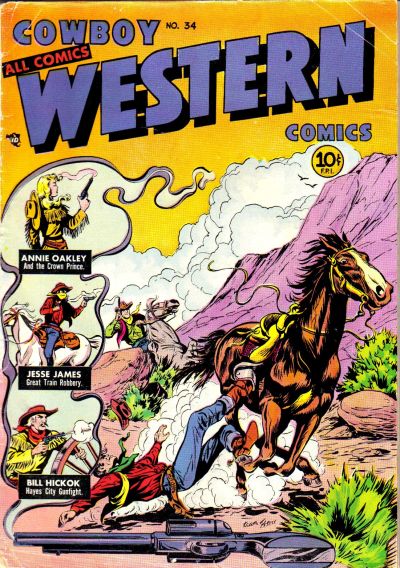 Cowboy Western Comics  #34 (August-September 1951)