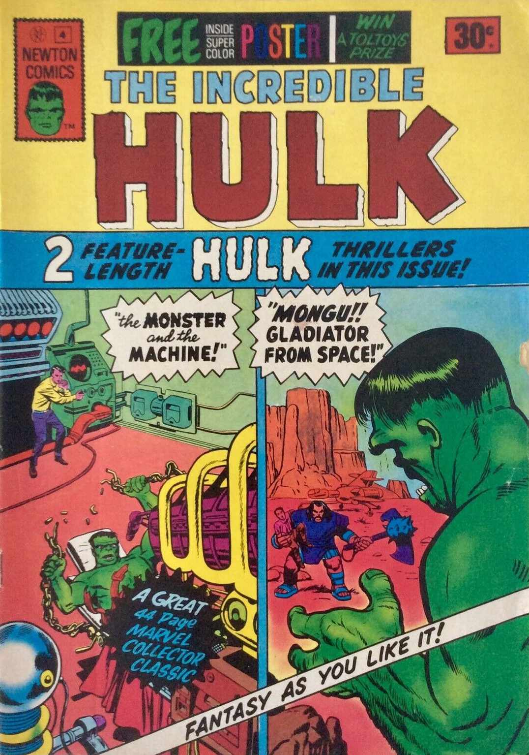 The Incredible Hulk (Newton, 1975 series) #4 (August 1975)