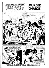 Edgar Rice Burroughs' Tarzan (Murray, 1980 series) #8 — Murder Charge (page 1)